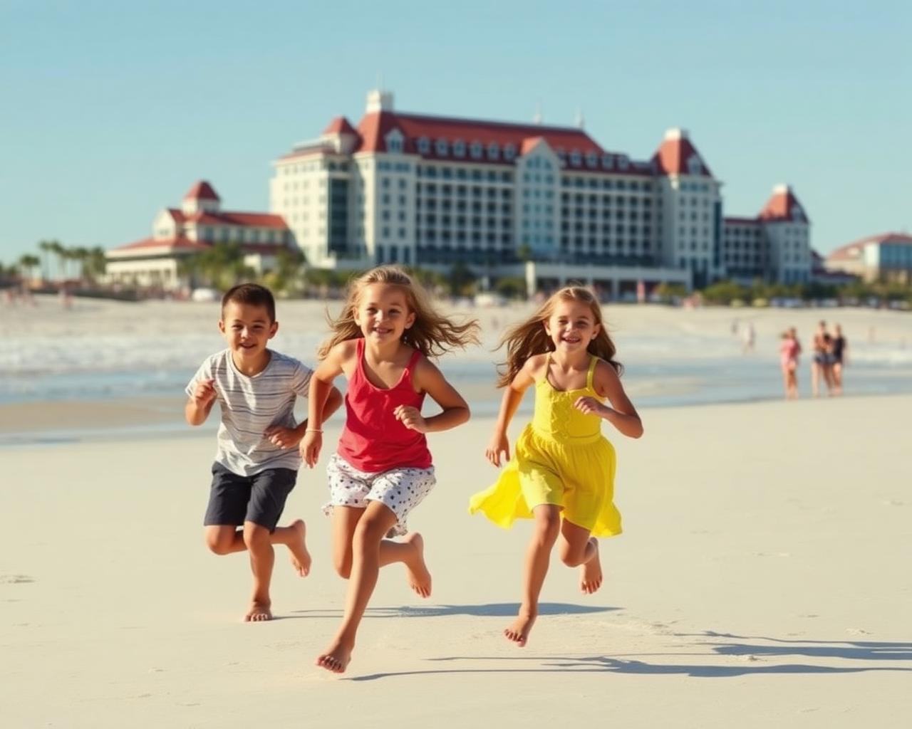 Family vacation at Coronado Beach