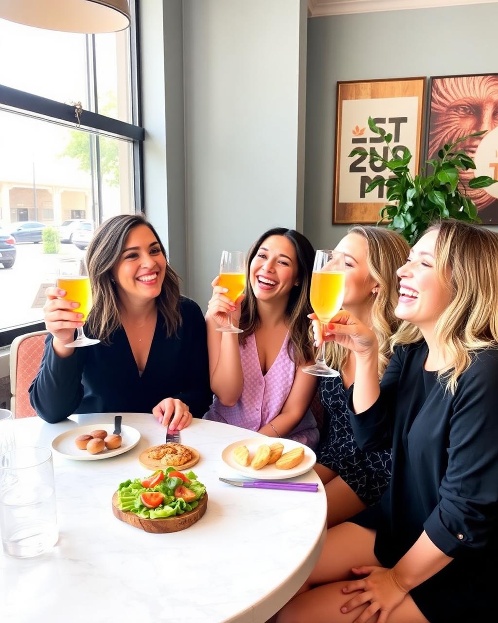 Girls weekend brunch