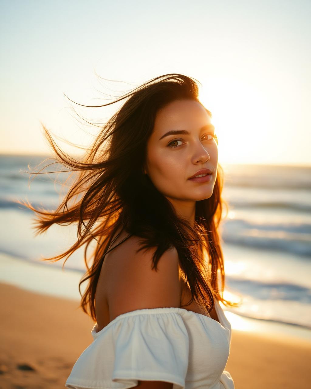Golden hour portrait