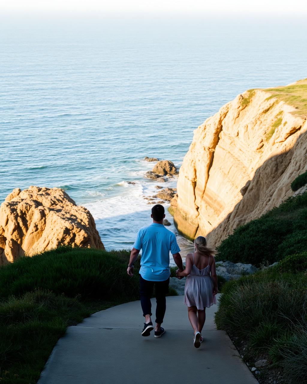 Coastal walk in La Jolla